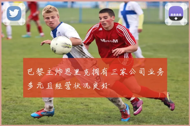 巴黎主帅恩里克拥有三家公司业务多元且经营状况良好